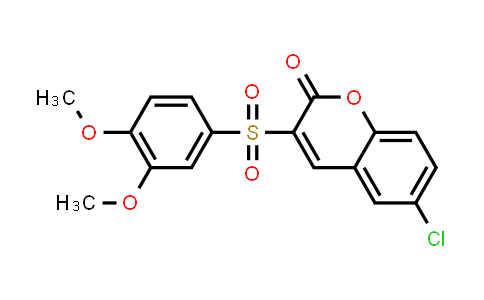 6-氯-3-((3,4-二甲氧基苯基)磺?；?-2H-色滿(mǎn)-2-酮