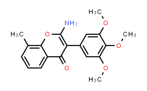 2-氨基-8-甲基-3-(3,4,5-三甲氧基苯基)-4H-色满-4-酮