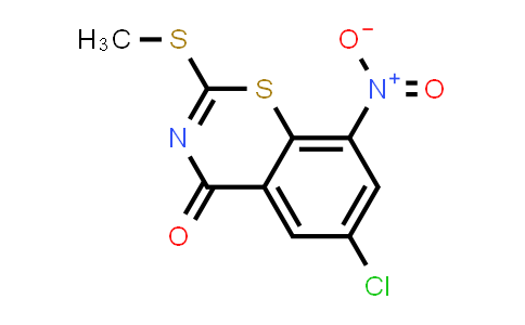 6-Chloro-2-(methylthio)-8-nitro-4H-benzo[e][1,3]thiazin-4-one