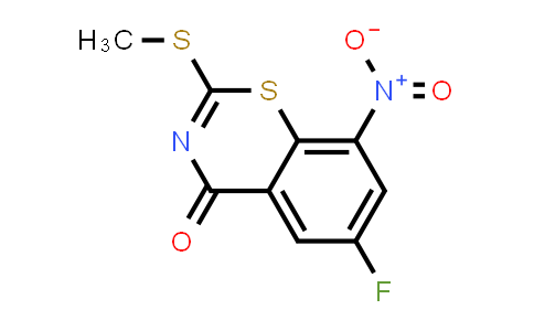 6-氟-2-(甲硫基)-8-硝基-4H-苯并[e][1,3]噻嗪-4-酮