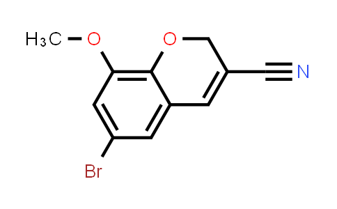 6-溴-8-甲氧基-2H-色烯-3-腈