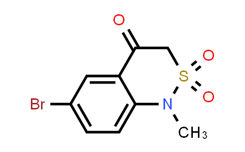 6-Bromo-1-methyl-1H-benzo[c][1,2]thiazin-4(3H)-one 2,2-dioxide