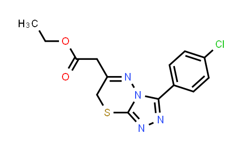 2-[3-(4-氯苯基)-7h-[1,2,4]三唑并[3,4-b][1,3,4]噻二嗪-6-基]乙酸乙酯