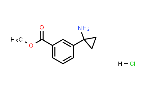 3-(1-氨基环丙基)苯甲酸甲酯盐酸盐