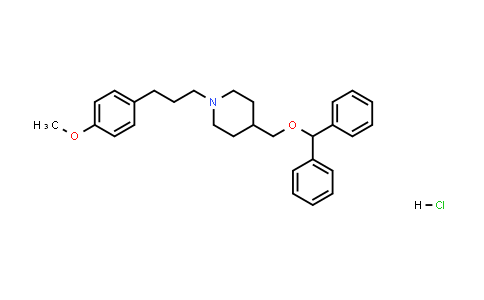 4-(苯甲酰氧基甲基)-1-[3-(4-甲氧基苯基)丙基]哌啶; 鹽酸鹽