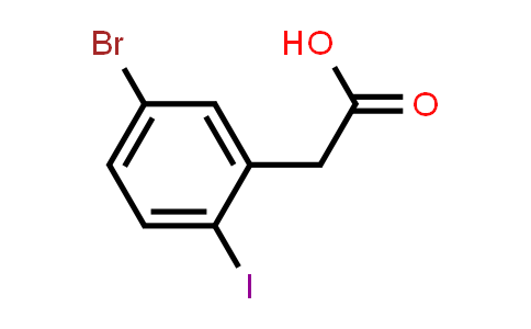 2-(5-Bromo-2-iodophenyl)acetic acid