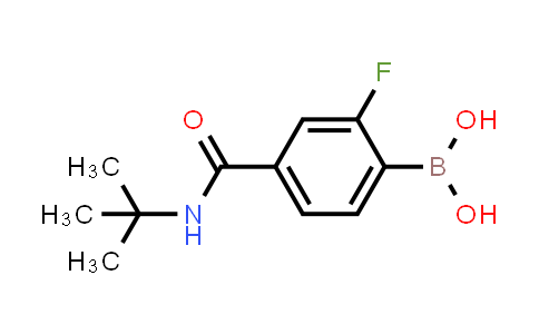 4-叔丁基氨基甲酰基-2-氟苯硼酸