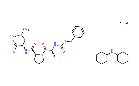 N-苄氧羰基-L-丙氨酰-L-脯氨酰-L-亮氨酸(二环己基铵)盐