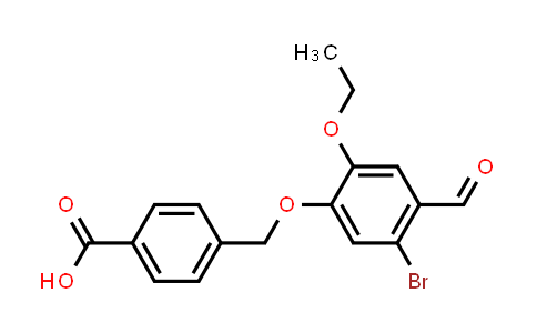 4-[(5-Bromo-2-ethoxy-4-formylphenoxy)methyl]benzoic acid