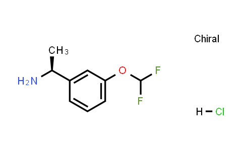 (S)-1-(3-(二氟甲氧基)苯基)乙烷-1-胺盐酸盐