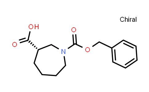 (S)-1-((苄氧基)羰基)氮杂环庚烷-3-羧酸