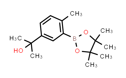 2-(4-甲基-3-(4,4,5,5-四甲基-1,3,2-二氧硼杂环戊烷-2-基)苯基)丙-2-醇