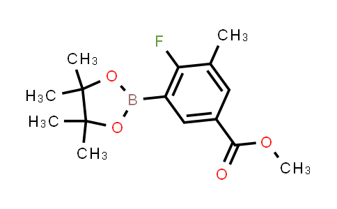 Methyl 4-fluoro-3-methyl-5-(4,4,5,5-tetramethyl-1,3,2-dioxaborolan-2-yl)benzoate
