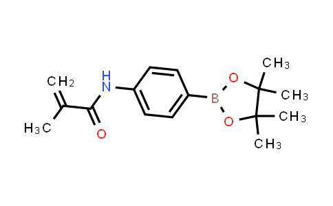 2-甲基-N-[4-(4,4,5,5-四甲基-1,3,2-二氧杂硼戊烷-2-基)苯基]-2-丙烯酰胺