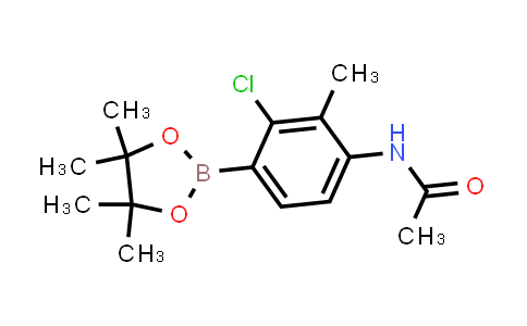N-[3-Chloro-2-methyl-4-(tetramethyl-1,3,2-dioxaborolan-2-yl)phenyl]acetamide