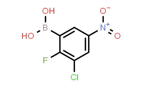 3-氯-2-氟-5-硝基苯基硼酸