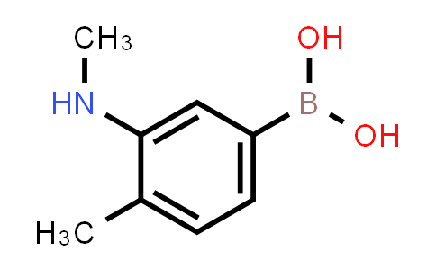 4-甲基-3-(甲基氨基)苯基硼酸