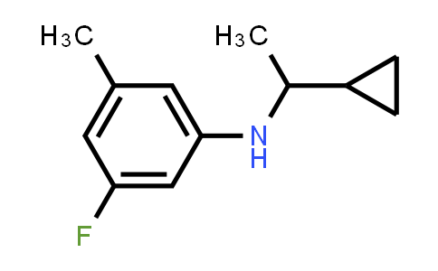 n-(1-Cyclopropylethyl)-3-fluoro-5-methylaniline
