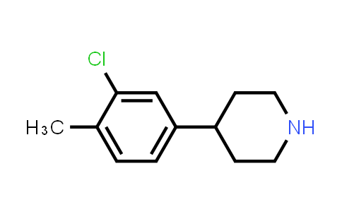 4-(3-Chloro-4-methylphenyl)piperidine