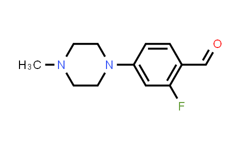 2-Fluoro-4-(4-methylpiperazin-1-yl)benzaldehyde