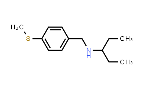 n-(4-(Methylthio)benzyl)pentan-3-amine