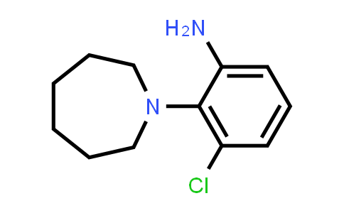 2-(氮杂环庚烷-1-基)-3-氯苯胺