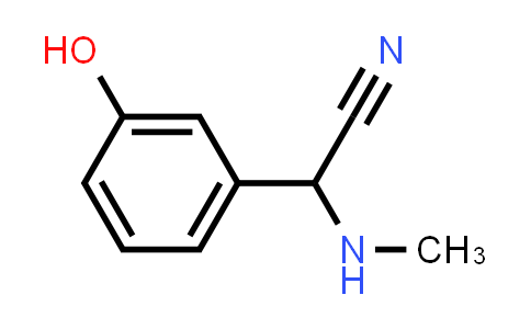 2-(3-Hydroxyphenyl)-2-(methylamino)acetonitrile