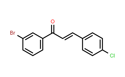 (2E)-1-(3-Bromophenyl)-3-(4-chlorophenyl)prop-2-en-1-one