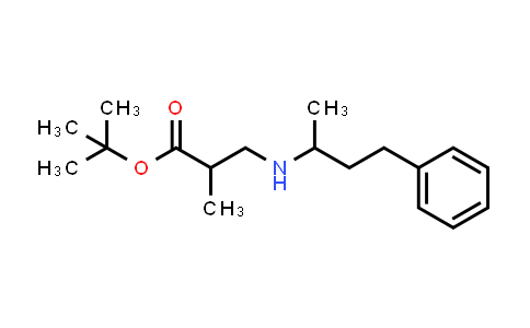 2-甲基-3-[[(4-苯基丁-2-基)氨基]丙酸叔丁酯