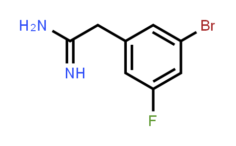 2-(3-Bromo-5-fluorophenyl)acetimidamide