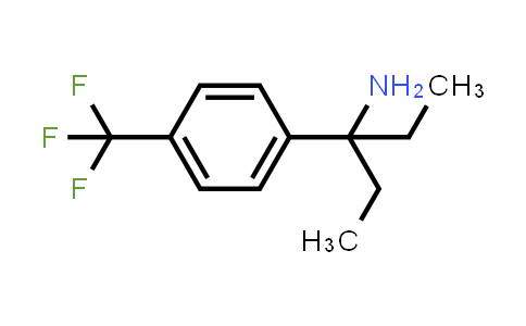 3-(4-(三氟甲基)苯基)戊-3-胺