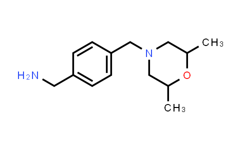 {4-[(2,6-dimethylmorpholin-4-yl)methyl]phenyl}methanamine