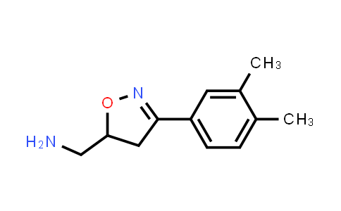 (3-(3,4-二甲基苯基)-4,5-二氫異噁唑-5-基)甲胺
