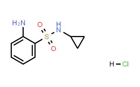 2-Amino-n-cyclopropylbenzene-1-sulfonamide hydrochloride