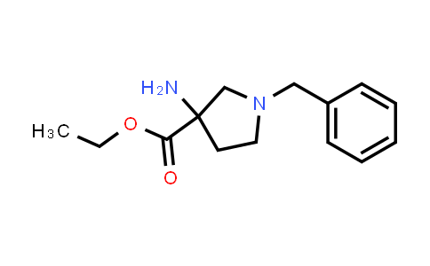 Ethyl 3-amino-1-benzylpyrrolidine-3-carboxylate