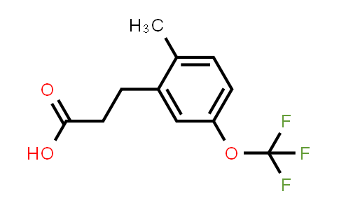 3-(2-Methyl-5-(trifluoromethoxy)phenyl)propanoic acid
