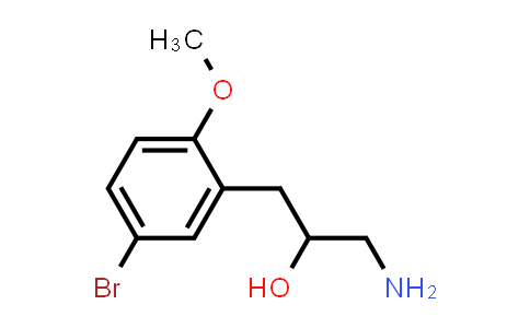 1-Amino-3-(5-bromo-2-methoxyphenyl)propan-2-ol