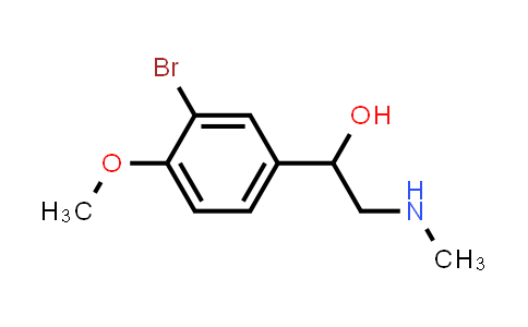 1-(3-Bromo-4-methoxyphenyl)-2-(methylamino)ethan-1-ol