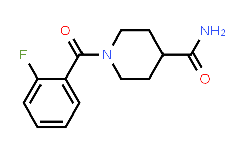 1-(2-Fluorobenzoyl)piperidine-4-carboxamide
