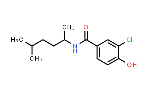 3-Chloro-4-hydroxy-N-(5-methylhexan-2-yl)benzamide