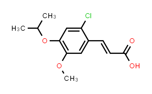 (E)-3-(2-chloro-4-isopropoxy-5-methoxyphenyl)acrylic acid