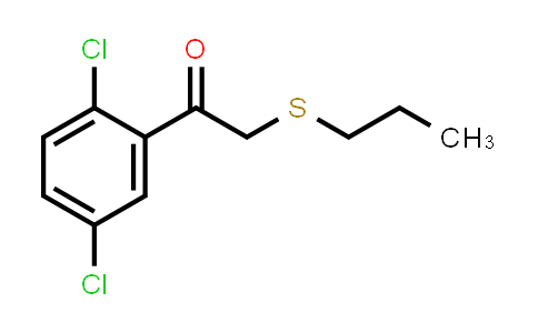 1-(2,5-二氯苯基)-2-(丙硫基)乙烷-1-酮