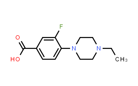 4-(4-Ethylpiperazin-1-yl)-3-fluorobenzoic acid