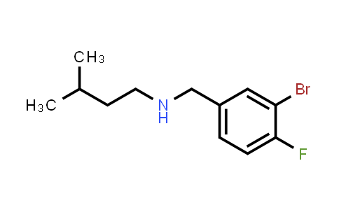 N-(3-溴-4-氟苄基)-3-甲基丁烷-1-胺