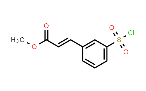 (E)-3-(3-(氯磺酰基)苯基)丙烯酸甲酯