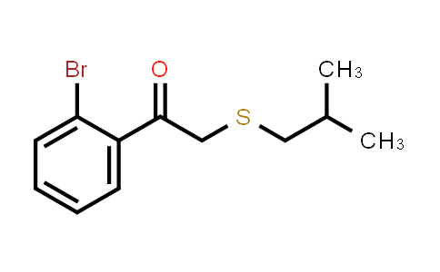 1-(2-溴苯基)-2-(异丁硫基)乙烷-1-酮
