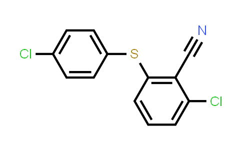 2-Chloro-6-[(4-chlorophenyl)sulfanyl]benzonitrile