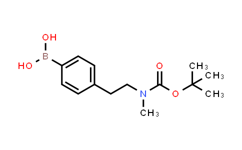 4-[2-(N-Boc-N-Methyl)aminoethyl]phenylboronic acid
