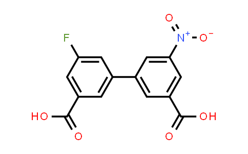 3-（3-羧基-5-氟苯基）-5-硝基苯甲酸