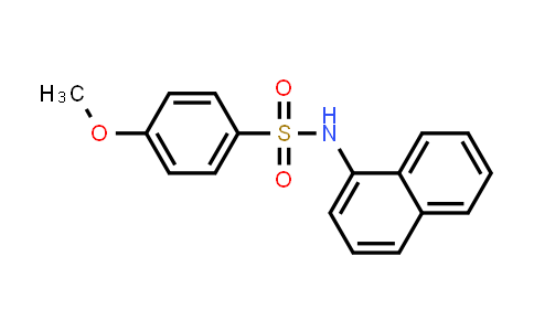 4-Methoxy-N-(naphthalen-1-yl)benzenesulfonamide
